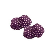 Purple Polka Dot Mini Muffin Cups