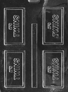 It's Twins Card Candy Mold