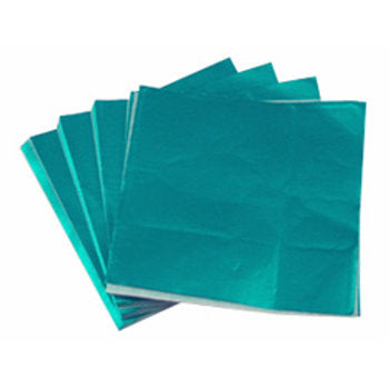 3 X 3 in. Teal Foil Candy Wrappers