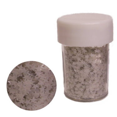 Silver Stars Edible Glitter - Confectionery House