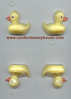 Small 3-D Rubber Ducky Candy Molds