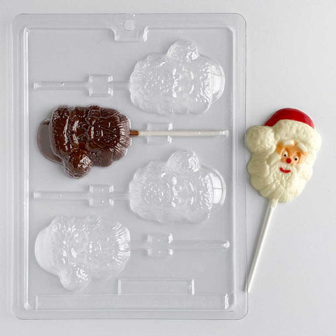 Jolly Santa Lollipop Candy Mold