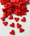 Jumbo Red Heart Sprinkles | Heart Shaped Sprinkles | Valentine's Day Sprinkles Photo