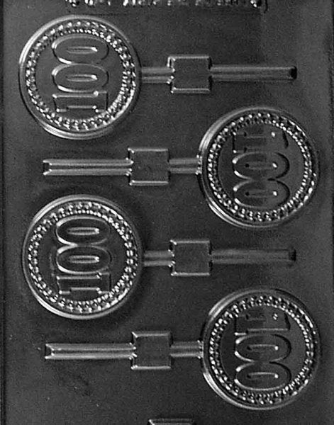 100th pop candy mold