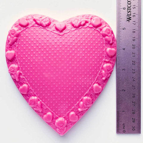 Large Fancy Heart Chocolate Box Mold Set Confectionery House