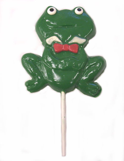 Large Frog With Bow Tie Lollipop Chocolate Mold