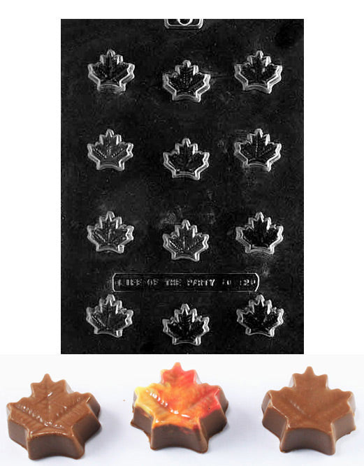 Maple Leaf Hard Candy Sucker Mold CK Products 1