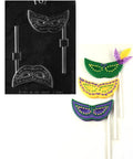 Mardi Gras Face Mask and Pop Mold