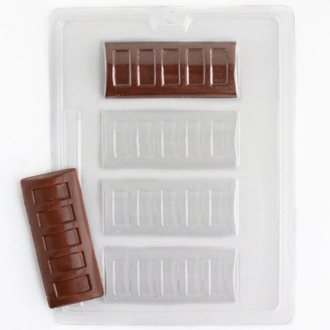 Plain Chocolate Bar Candy Mold - Confectionery House