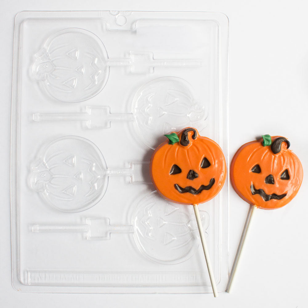Tadonyny Halloween Lollipop Molds Set Of 3, Halloween Candy Molds With  Lids, Lollypop Chocolate Gummy Molds Silicone With Lollipop Sticks Treat  Bags Twist Ties From Shuofeng2023, $19.9
