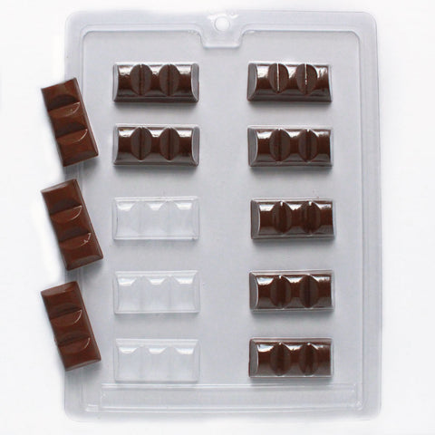 Mini Break Apart Chocolate Bar Mold - Confectionery House