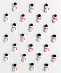 Mini Snowman Icing Decorations