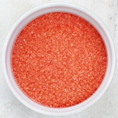 Orange Coarse Sugar Crystals | Sugar Sprinkles | Cookie Sprinkles