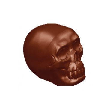 3-D Skull Chocolate Mold Part A - Confectionery House