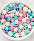 Pearlized Snowflake Sprinkles