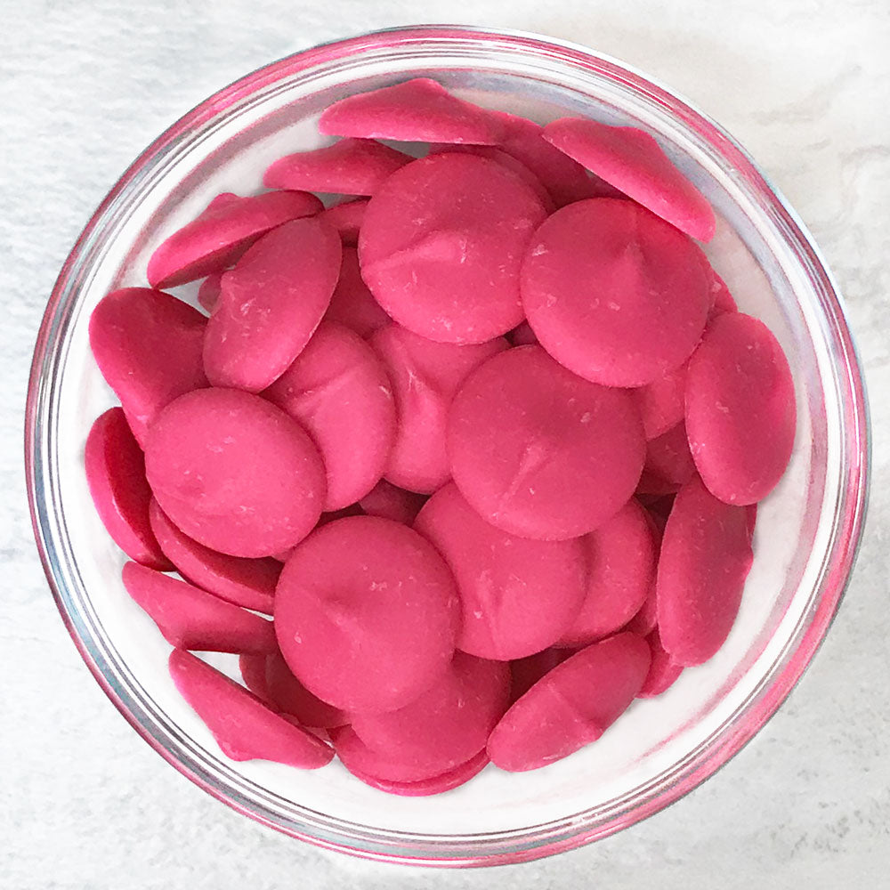Merckens Pink Chocolate Melts  Merckens Chocolate - Confectionery