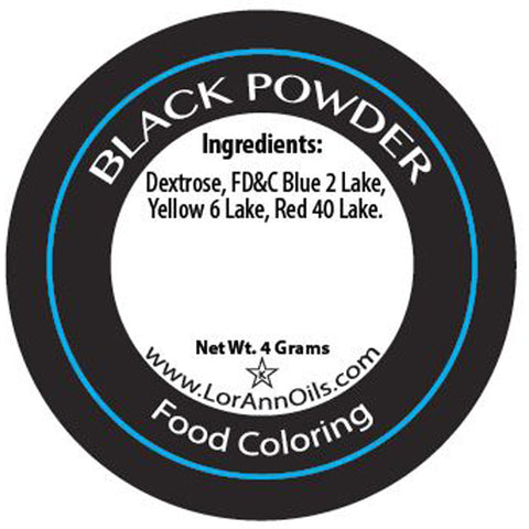 Black Powder Food Color - Confectionery House