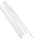 white poly dowel rods