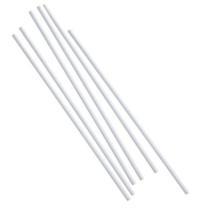white poly dowel rods