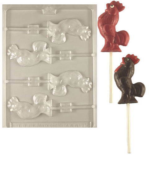 Proud Rooster Pop Candy Mold