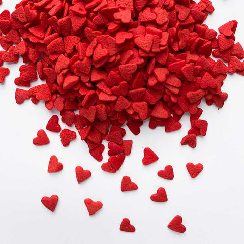 Red heart sprinkles image