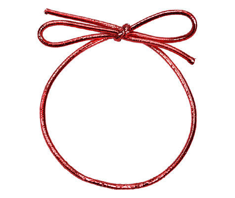 18 Inch Red Metalic Stretch Loops - Confectionery House