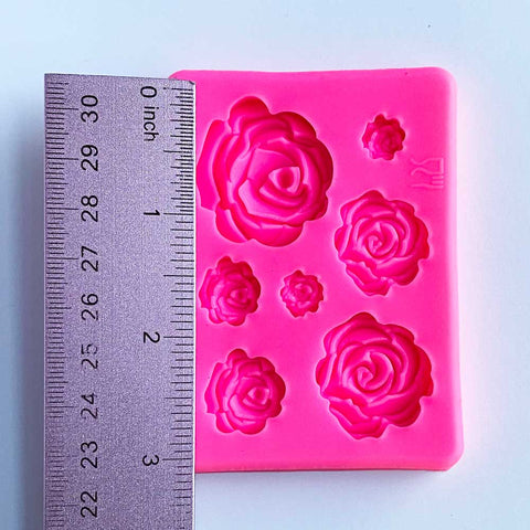 Rose Assortment Silicone Mold