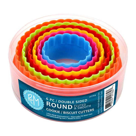 Round Plastic Cookie Cutter Set