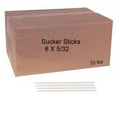 Bulk 6 inch sucker sticks