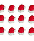 Santa hat icing decorations