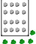 Shamrock Pieces Hard Candy And Mold