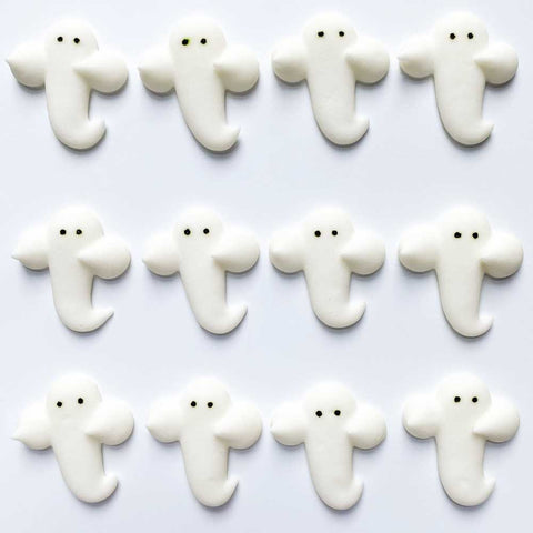 1 inch Ghost Icing Decorations