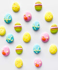 Small royal icing Easter eggs