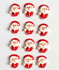 Small Santa Icing Decorations