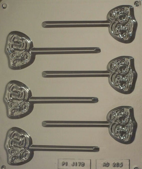 Comedy / Tragedy Pop Candy Mold