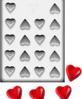 Small 1 1/4" Hearts Hard Candy And Mold