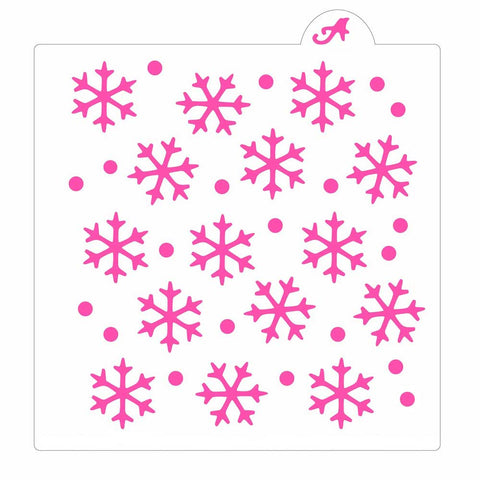 Snowflakes Cookie Stencil 