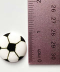 Premade soccer royal icing decorations