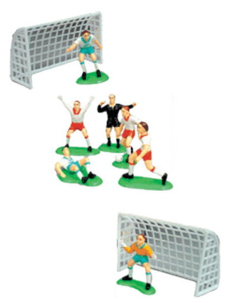 Soccer Cake Topper Set 