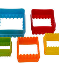 Square Plastic Double Sided Cookie Cutter Set