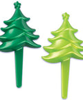 Dark & Light Green X-Mas Tree Cupcake Picks