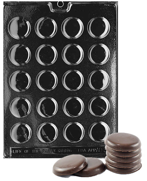 Thin Peppermint Patty Candy Mold 