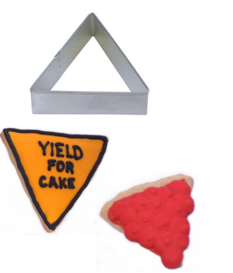 Triangle Cookie Cutter and cookie