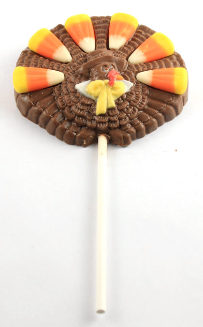 Turkey With Candy Corn Depressions Pop Candy Mold