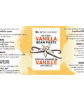 Natural Vanilla Bean Paste Label