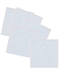 3 X 3 in.  White Foil Candy Wrappers