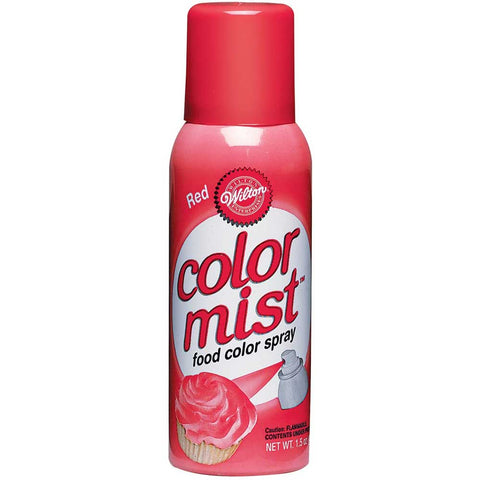6 WILTON 1.5 oz RED Color Mist Food Coloring Spray; NEW, UNUSED, FACTORY SEALED! 70896705006 6 WILTON 1.5 oz RED Color Mist Food Coloring Spray; NEW, UNUSED, FACTORY SEALED! 70896705006