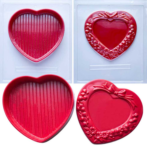 XL Heart Chocolate Box Mold Set