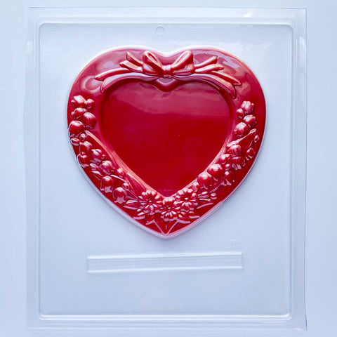 X-Lg. Personalized Heart Pour Box Mold - Confectionery House